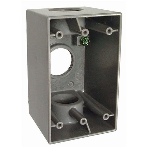 deep junction box with interior outlet|single gang deep electrical box.